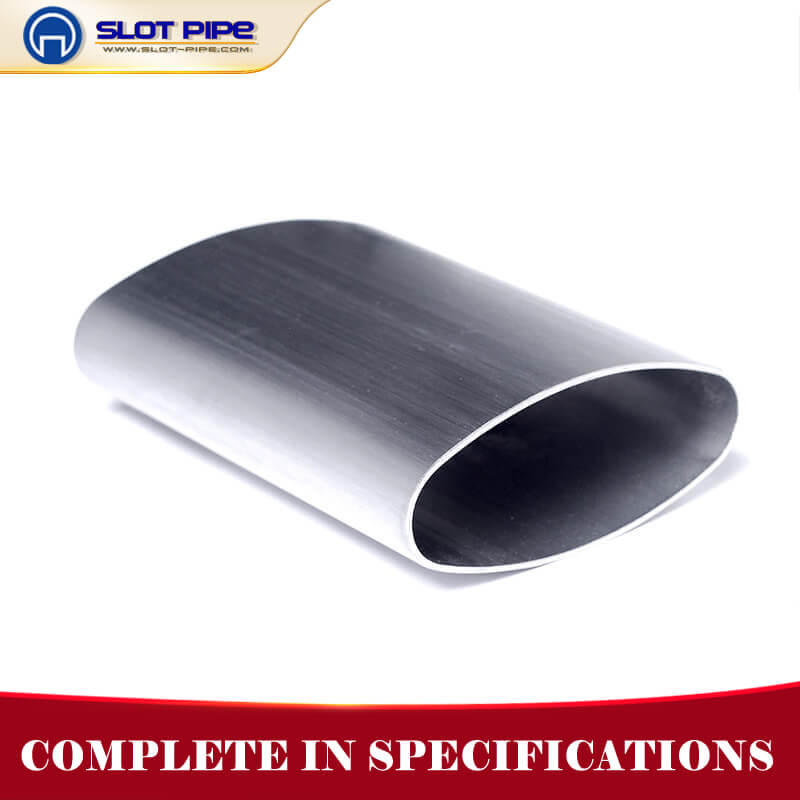 Customizing 304l 316L welded Stainless Steel elliptical/oval pipe tube For Railing